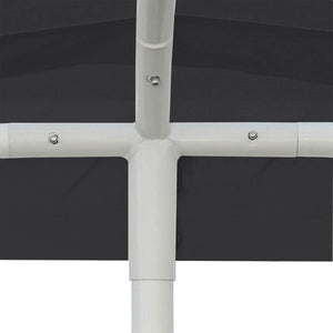 Caravan Canopy Domain 10 x 20 Foot Straight Leg Instant Canopy Tent Set, Black - TRAPSKI