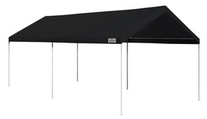 Caravan Canopy Domain 10 x 20 Foot Instant Canopy Tent Set, Black (2 Pack) - TRAPSKI