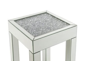 Noralie Mirrored & Faux Diamonds End Table