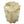 Drum Accent Side Table, Stylish Scalloped Design