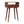 Solid Wood Mini Curved Honey Console Table