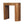 Solid Wood Soba Straight Console Table, 1-Drawer