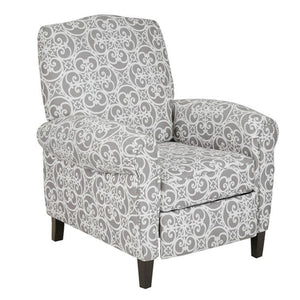 Kirby Transitional Push Back Recliner Chair