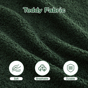 Soft Teddy Fabric Boneless Sofa