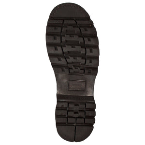 9843- Aussie: Men's 6" Pull on Work Boot - Brown [soft toe, side zip]