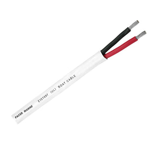 Pacer Duplex 2 Conductor Cable - 100' - 16/2 AWG - Round Cable - Red, Black