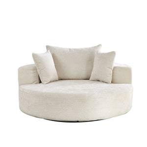 Swivel Chair With Rotating Base For Living Room