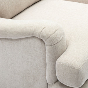 Candor - Chair And Ottoman Set - Beige