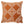 Burnt Orange Damask Embroidered Throw Pillow