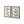 Set of 2 Distressed Brown Frame Decorative Accessories