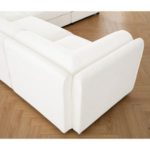 Stylish Sofa With Storage Seat And Cylindrical Backrest