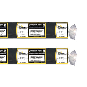DeWitt Sunbelt 6x300ft Weed Barrier w/ DeWitt Sunbelt 4x300ft Weed Barrier