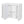 Wall Mounted Mirror Cabinet With 5 Adjustable Shelves, Rectangular Storage For Bathroom - White