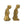 Set of 2 Venus de Milo Bust Bookends with Gold Finish