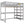 Loft Bed With Storage Shelves And Under Bed Desk