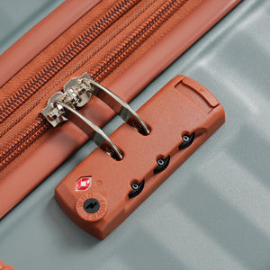 Deluxe 5-Piece Hard-Side Luggage Set with USB and TSA Security