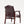 Burgundy Leather Reception Guest Chairs