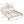 King Size, Upholstered Platform Bed Frame With Adjustable Headboard, No Box Spring Needed - White