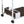 Lisses - Serving Cart - Chrome / Walnut
