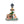 Sitting Dog Solar Lantern Planter Statue