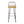 Outdoor Barstool With Angled Metal Legs - Brown