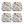 Outdoor Patio Chair Cushions - Botanical Floral Print