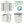 Outdoor Garden Storage Shed, Tool Shed With Pitched Roof Waterproof With 1 Window And 2 Lockable Door - White / Gray