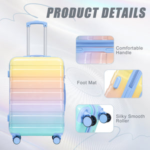 3-Piece PC Spinner Wheel Luggage Set
