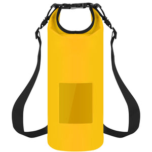 Floating Waterproof Dry Bag Floating Dry Sacks with Observable Window 10L Roll Top Lightweight Dry Storage Bag for Kayaking Rafting Boating Swimming C