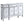 Battista - Mirrored 3 Drawer Wine Cabinet - Silver