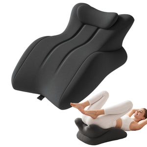 27° Ergonomic Memory Foam Support Pillow for Couples - Grey