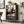 Modern Minimalist Style LED Curio Cabinet With Tempered Glass Door, Metal Legs