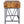 3 Drawer Writing Desk With Handles - Brown