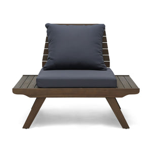 Sedona Outdoor Club Chair With Slatted Design