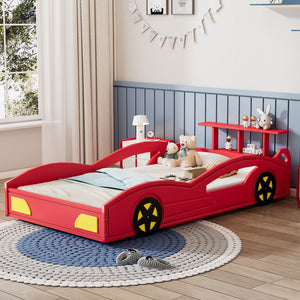 Race Car Platform Bed & Wheels