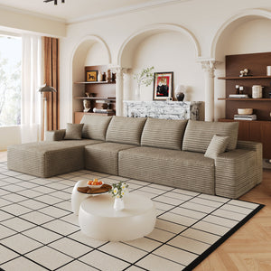 135" Cloud Sectional Couch with L-Shape Chaise