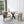 Modern Dining Chair Set of 2 with Iron Frame - Espresso / Khaki