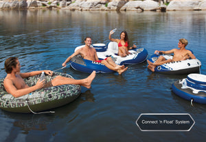 Intex Quick Fill Electric Pump & Intex River Run II Inflatable Pool Float