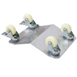 Heavy Duty Car Dolly Set, 6000Lbs Capacity, Metal Construction - Gray