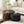 Modern Upholstered Round Coffee Table For Living Room (Set of 2)
