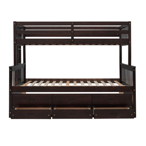 Bunk Bed With Twin Size Trundle And Drawers