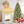 6ft Pre-Lit Artificial Christmas Tree with 380 Warm White LED Lights