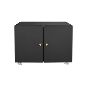 Office Furniture Copier Cabinet 2 Door Steel Copier Stand Mobile Pedestal File Printer Stand