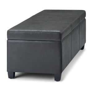 Avalon - Contemporary Storage Ottoman Bench