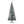6' Slim Artificial Christmas Tree with Snow-Flocked Finish - White