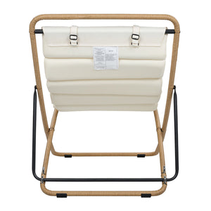 Outdoor Folding Chair With Adjustable Backrest (Set of 2)