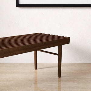 Mia - Bench - Dark Brown