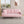 Sofa Bed With Nail Head Trim And Cup Holders - Pink