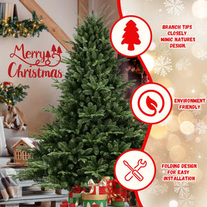Full-Shaped 7.5FT Christmas Tree with 2441 Tips