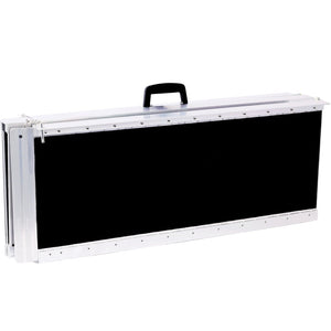 Portable And Foldable Wheelchair Ramp With Non-Skid Surface